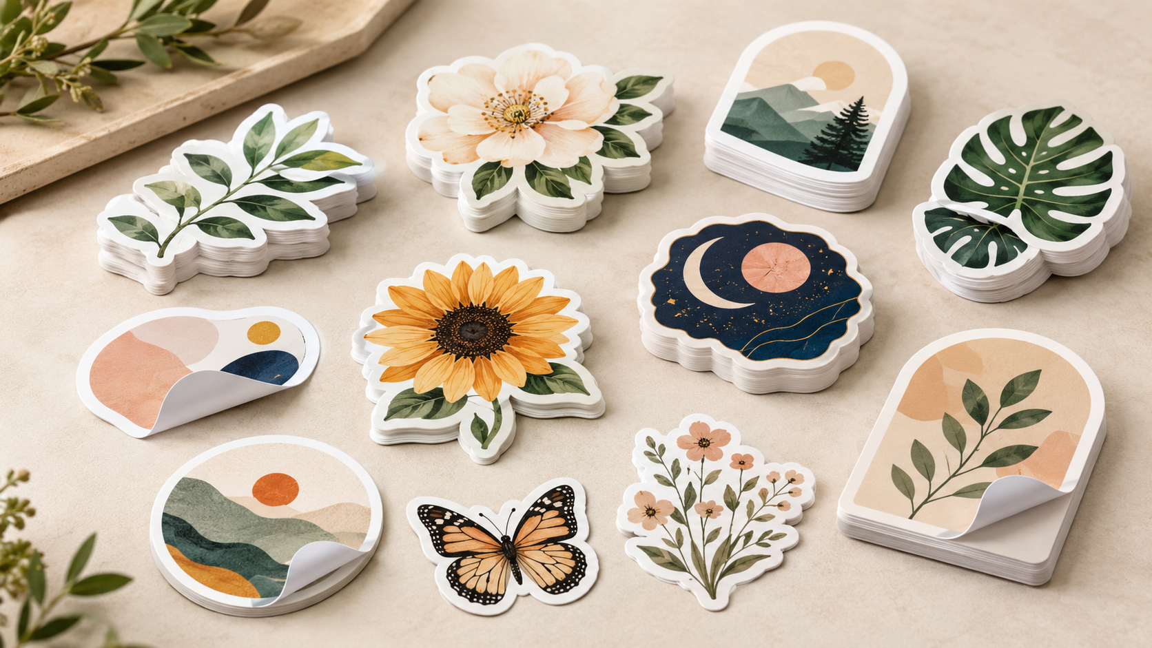 Die cut stickers by Graficative
