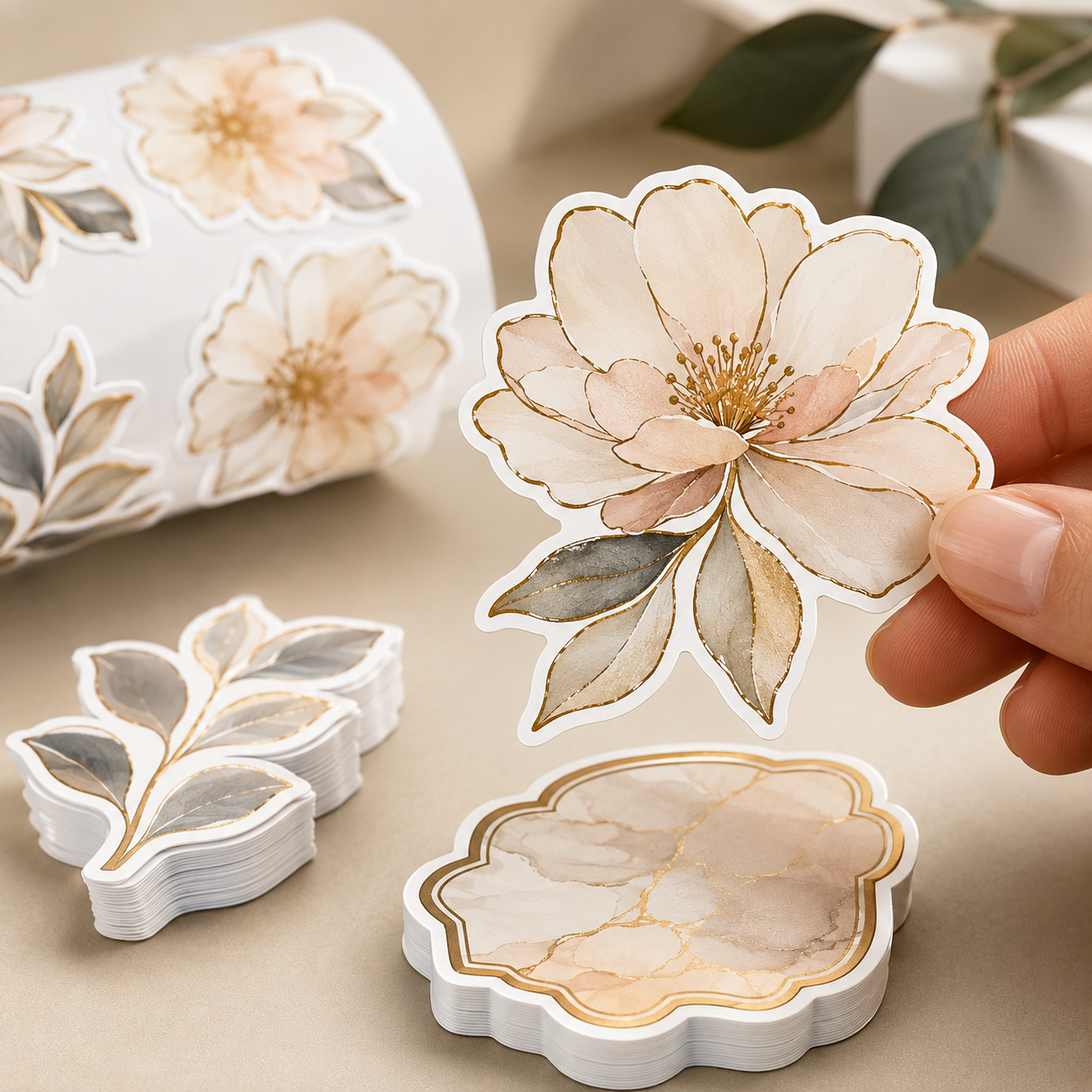 Custom shape cut stickers by Graficative