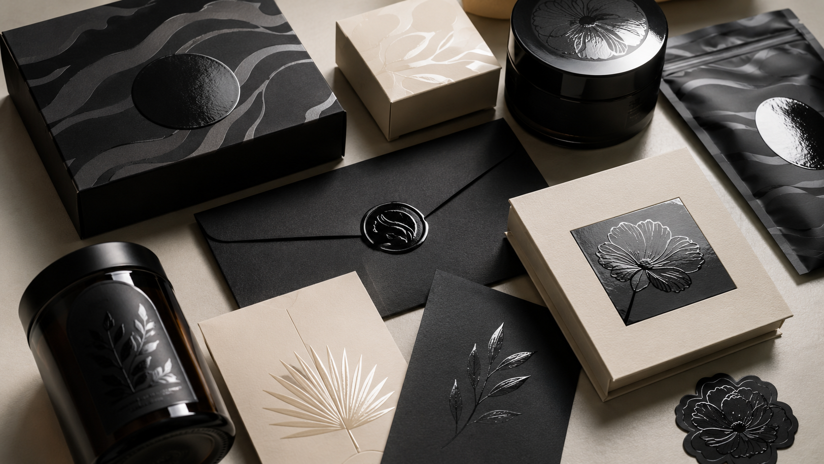 Premium Spot UV stickers with raised gloss finish by Graficative