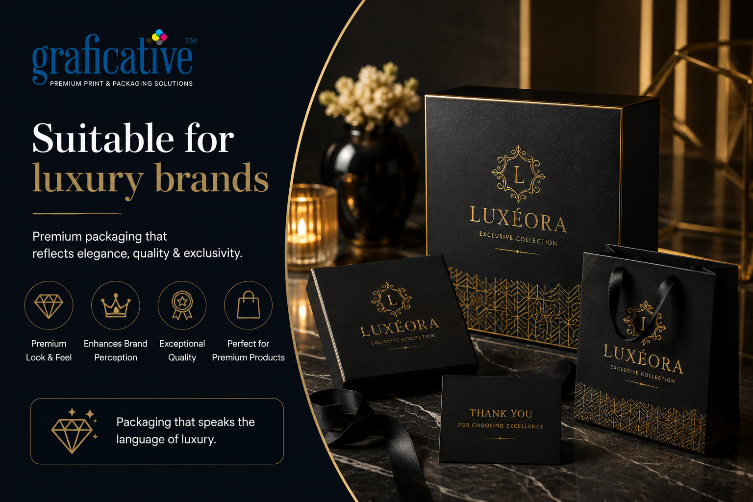 Suitable for luxury brands
